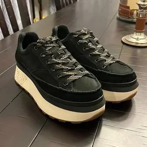 ☆UGG☆ Marin Platform Sneaker UGG Women's Marin Lace Logo Sneakers Arroyo 2' Platform